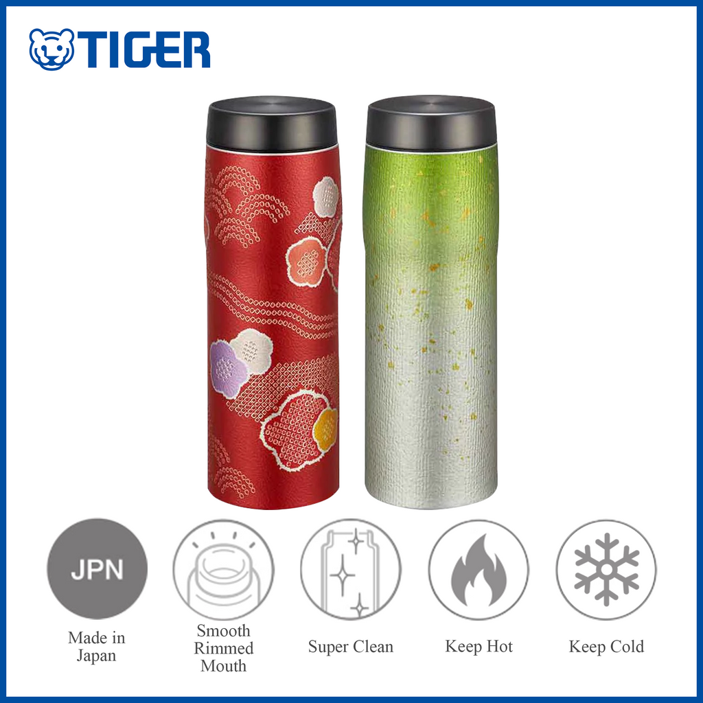 Made-in-Japan One Push Lid Stainless Steel Thermal Bottle MJE-A | TIGER Made-in-Japan One Push Lid Stainless Steel Thermal Bottle MJE-A | TIGER