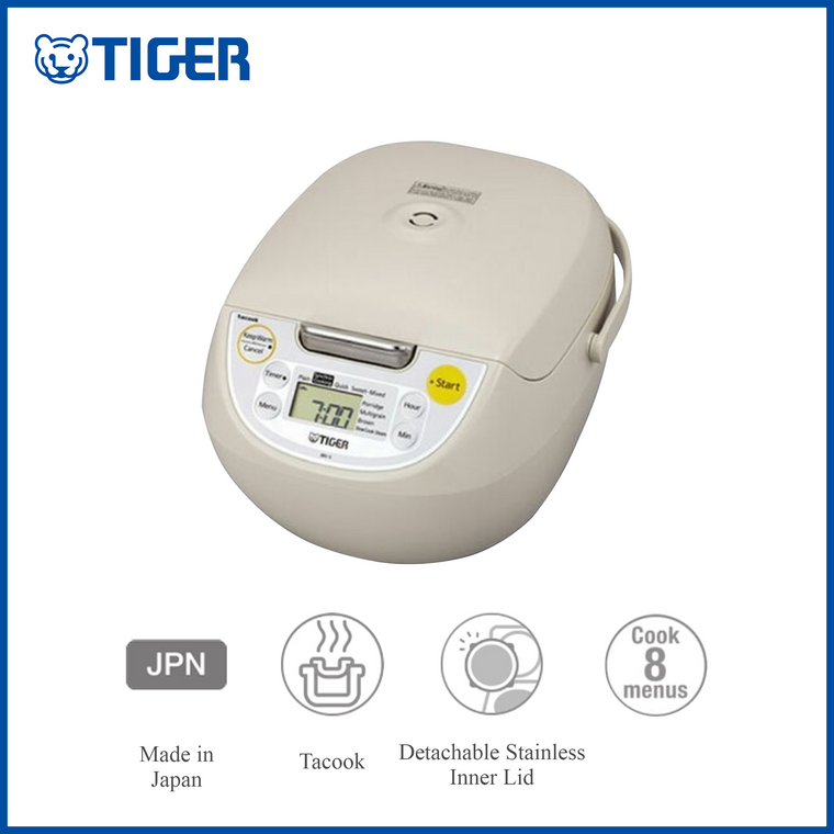 Microcomputer (Tacook) Rice Cooker JBV-S10S 1000ml (33.81oz) 1Liter Beige (5cups)