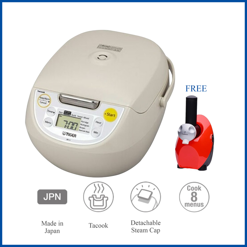 Microcomputer Controlled Rice Cooker JBV-S18S with FREE Caribbean Dessert Maker